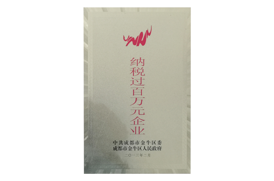 纳税过百万企业